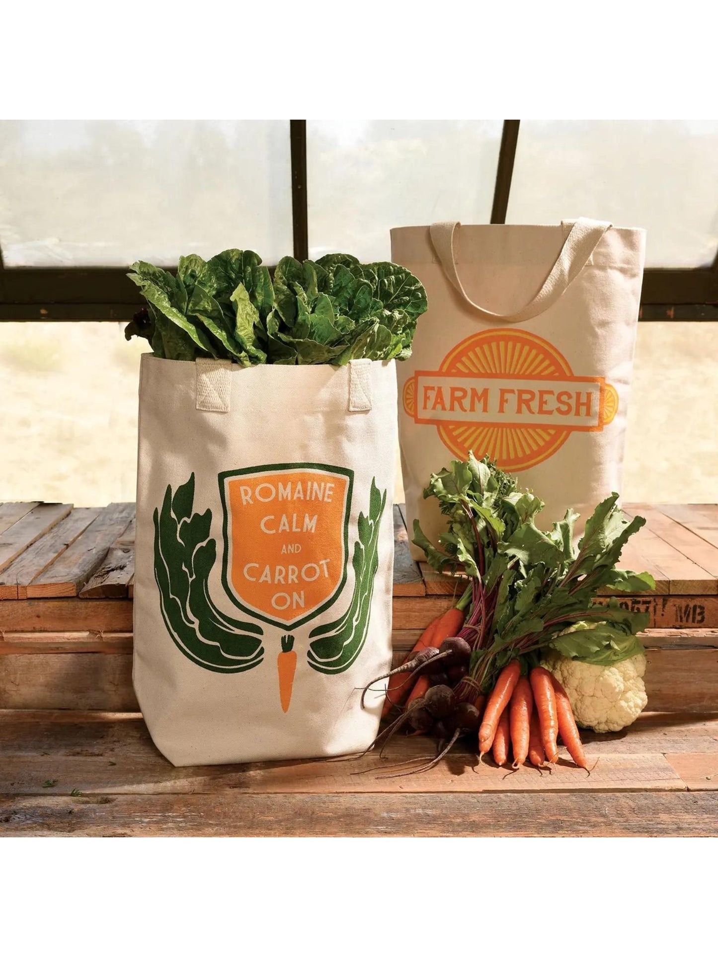 Farmer Market Tote - Romaine Calm