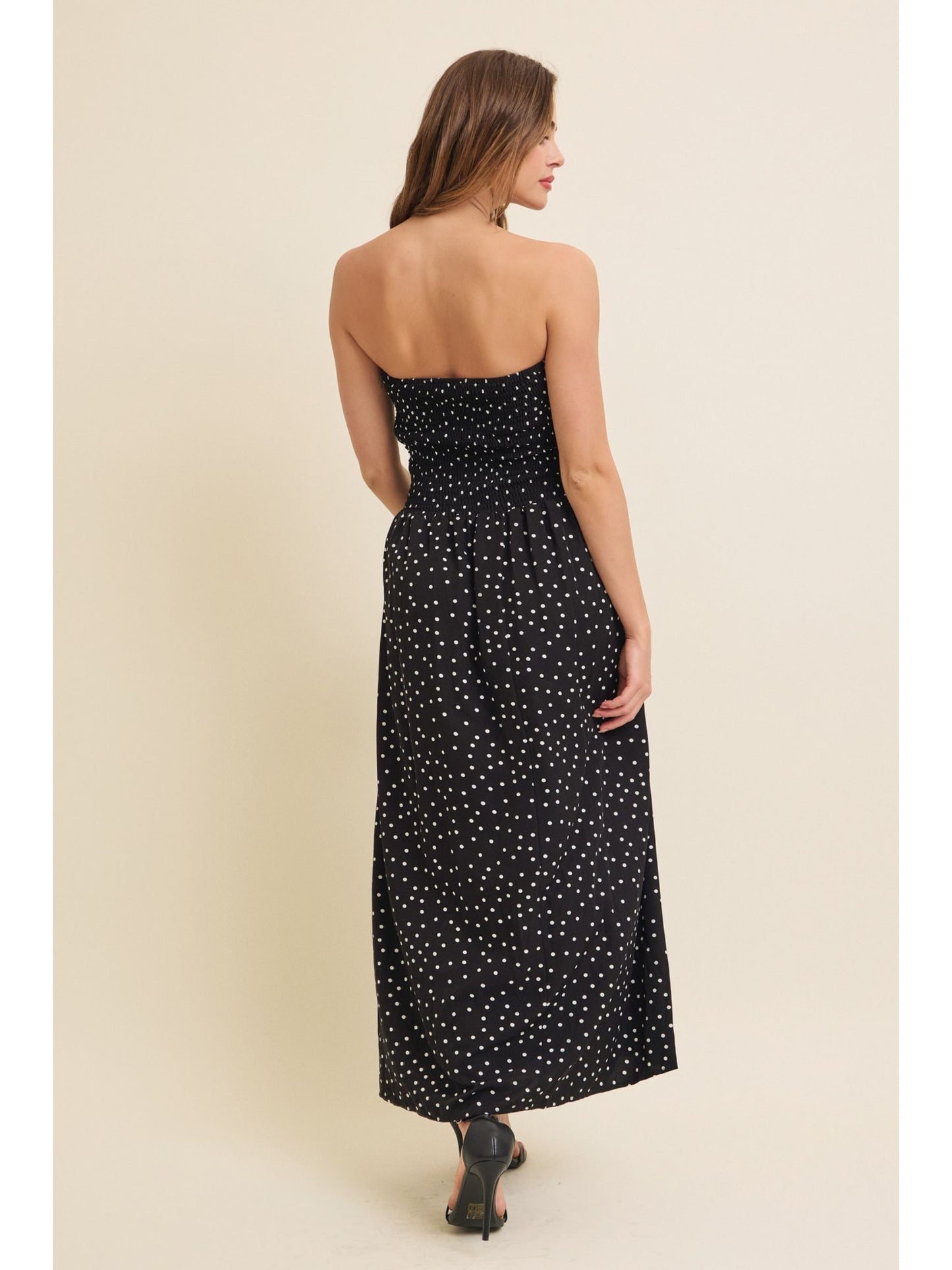 Eloise Polka Dot Maxi Dress
