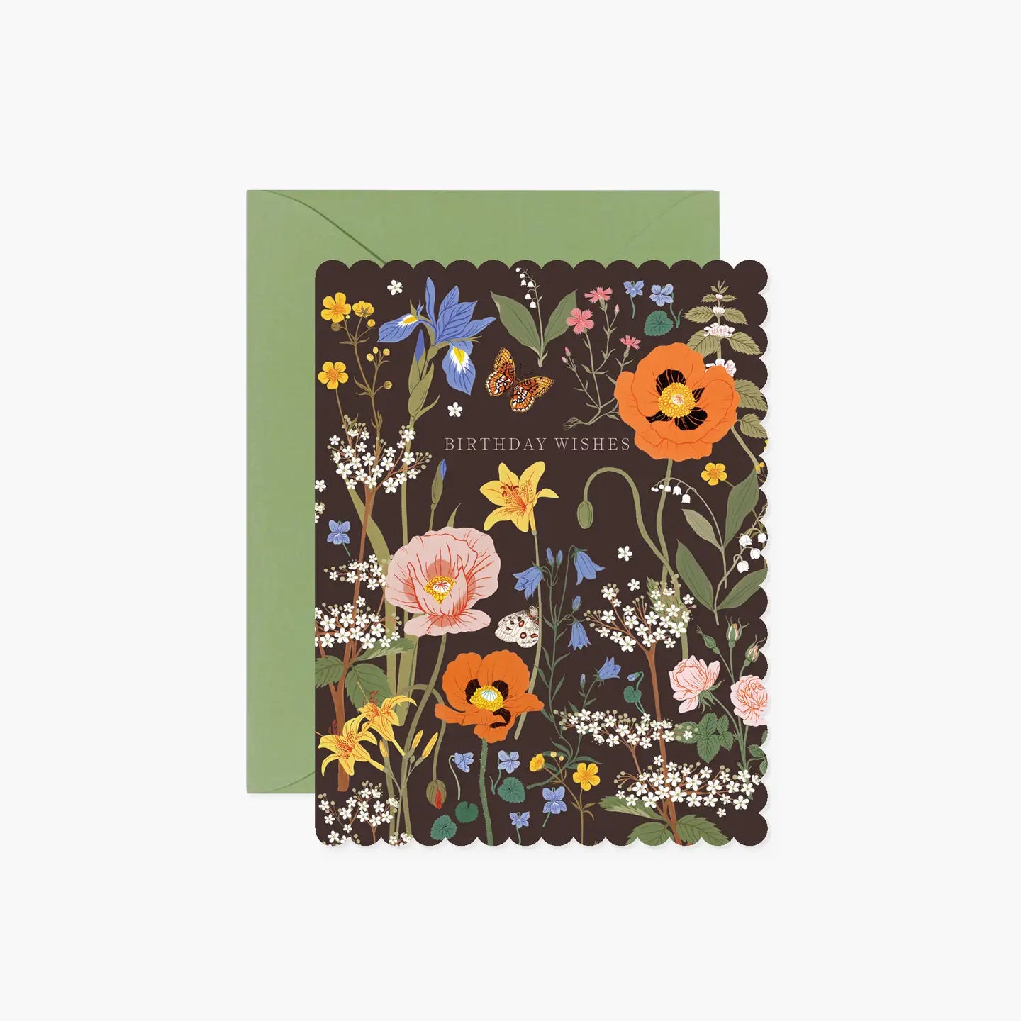 Wild Flowers Field Birthday Card