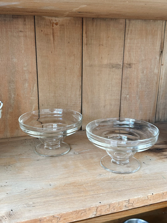 Vintage Set of Sundae Glasses