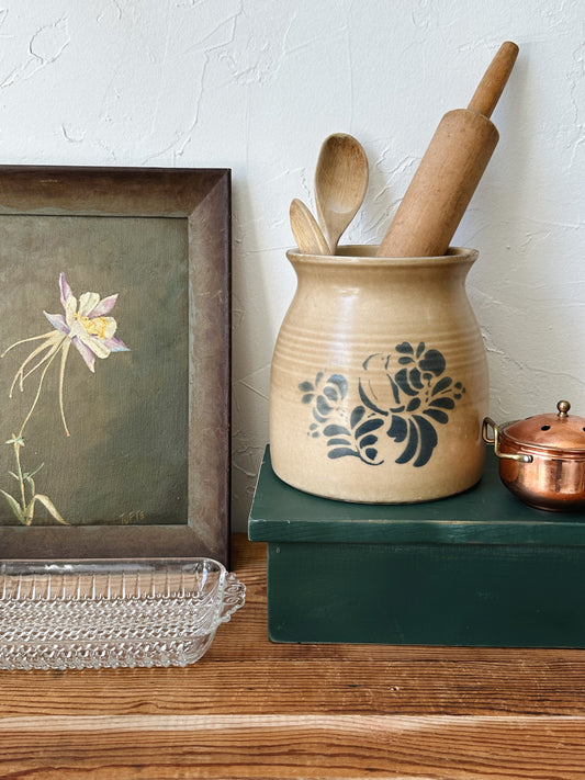 Vintage Crock w/ Bird - Pick Up Only