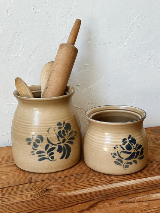 Vintage Crock w/ Bird - Pick Up Only