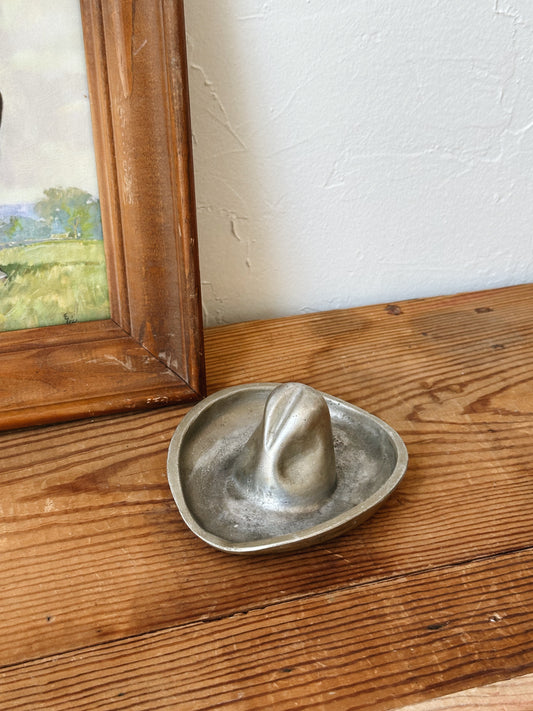 Vintage Western Hat Ashtray