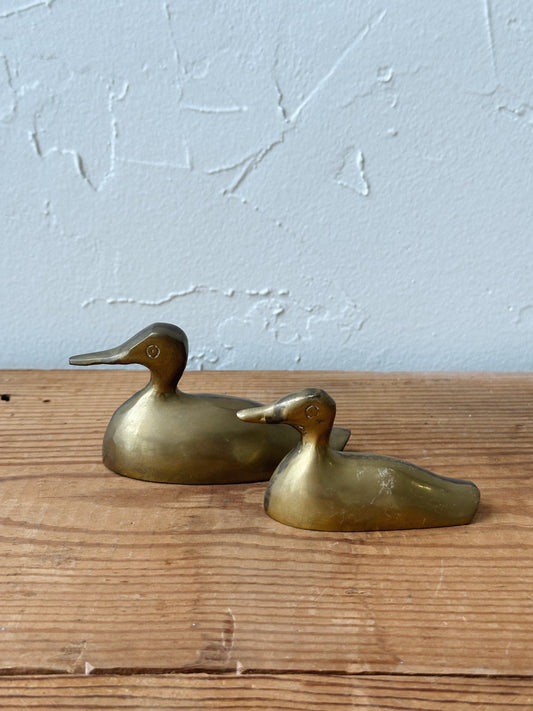 Vintage Brass Duck