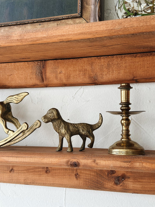 Vintage Brass Candlestick Holder