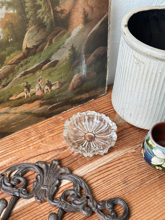 Vintage Glass Dish/Ashtray