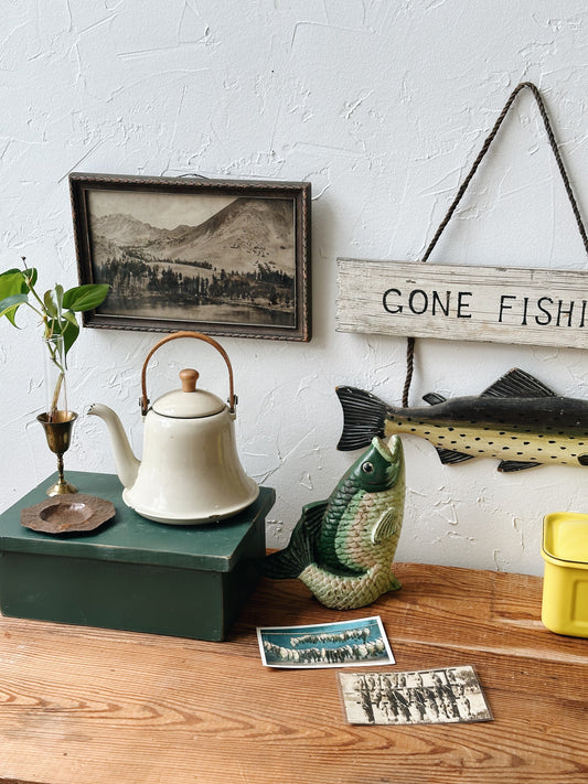 Vintage Black and White Landscape