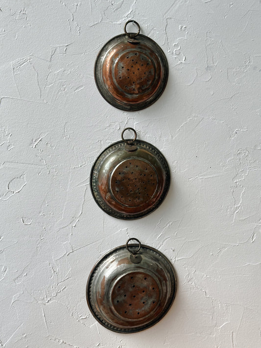 Vintage Set of 3 Copper Wall Hangings