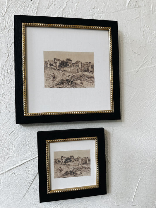 Tuscan Village Framed Picture