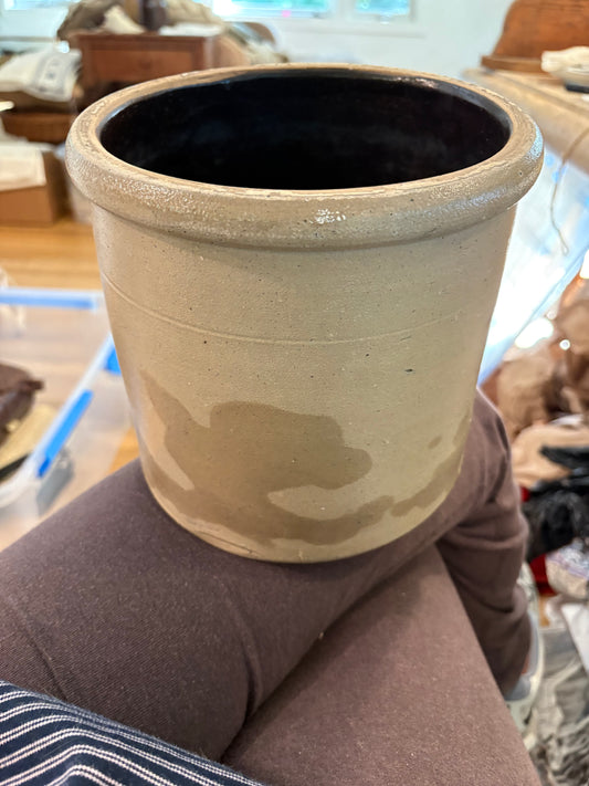 Vintage Cow Texture Crock