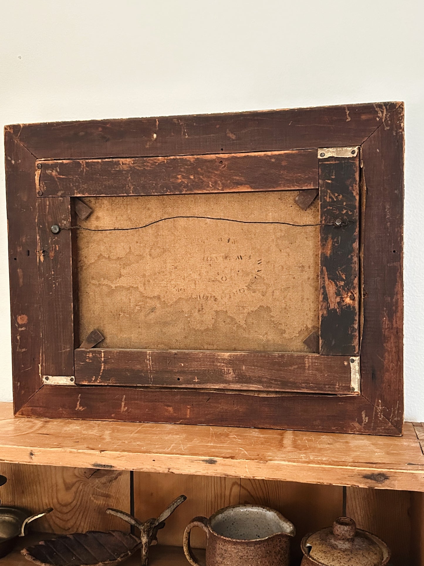 Vintage Country Landscape Oil Painting - Pick Up Only