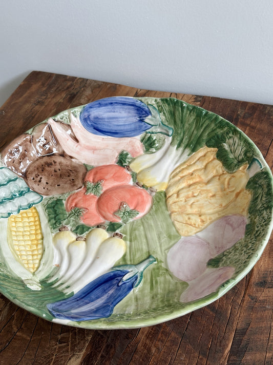 Vintage Fitz and Floyd Ceramic Serving Salad/Pasta Bowl - Pick Up Only