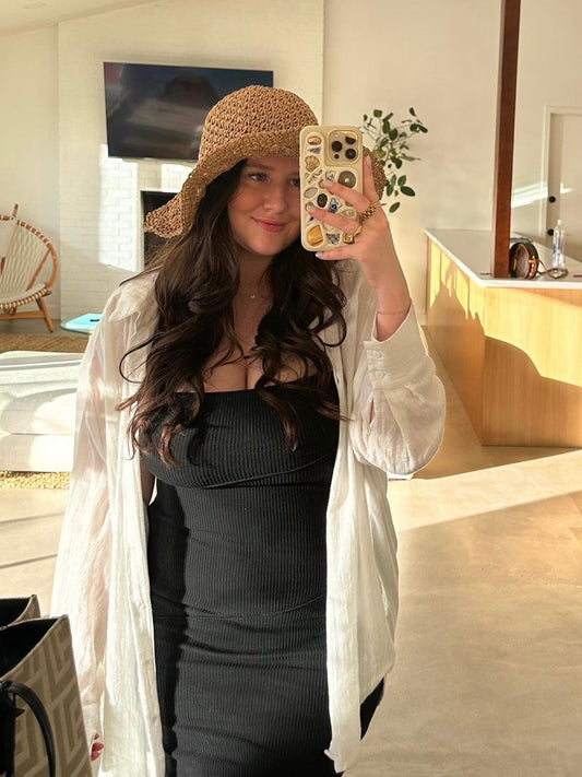 Malibu Gauze Top - White