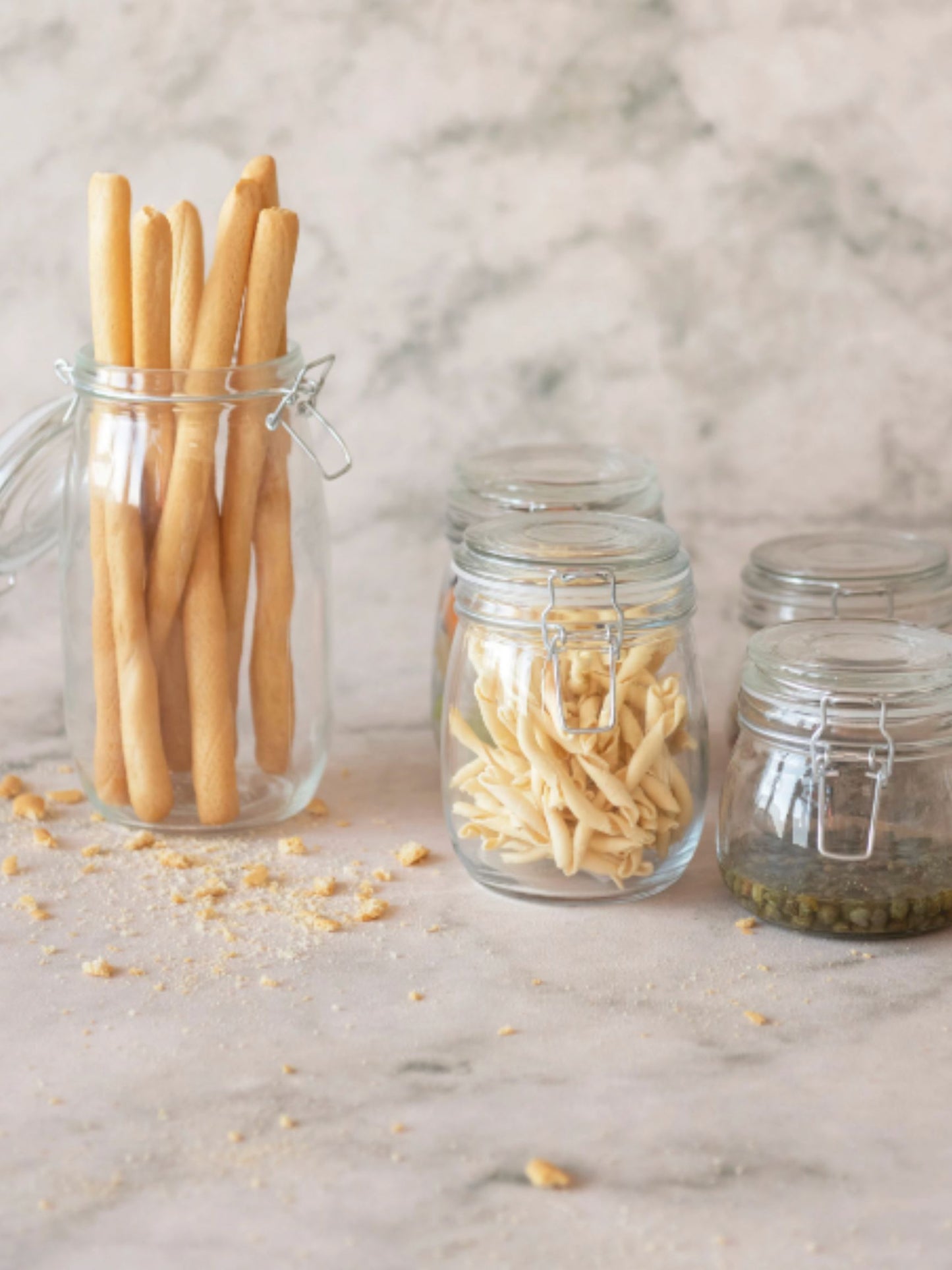 Glass Jar w/ Lid - 3 Sizes