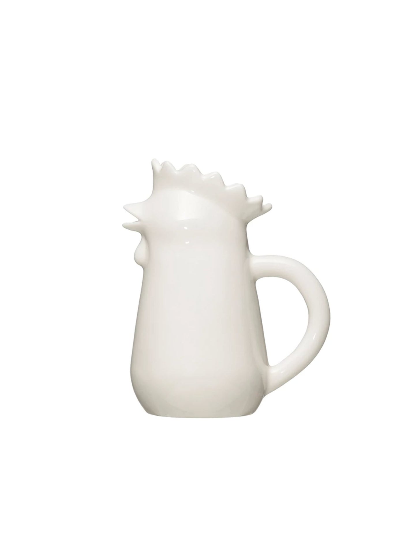 Stoneware Chicken Creamer
