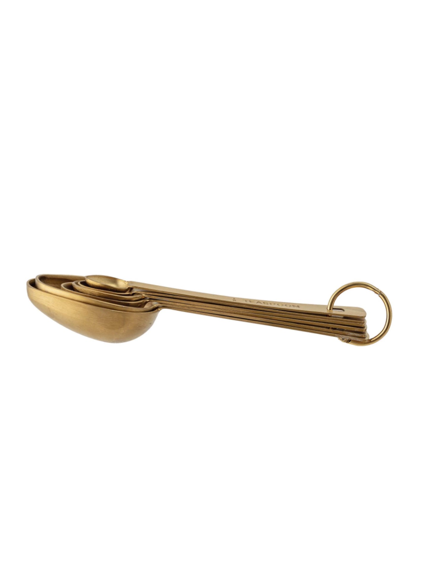Gold Finish Stainless Steel Measuring Spoons