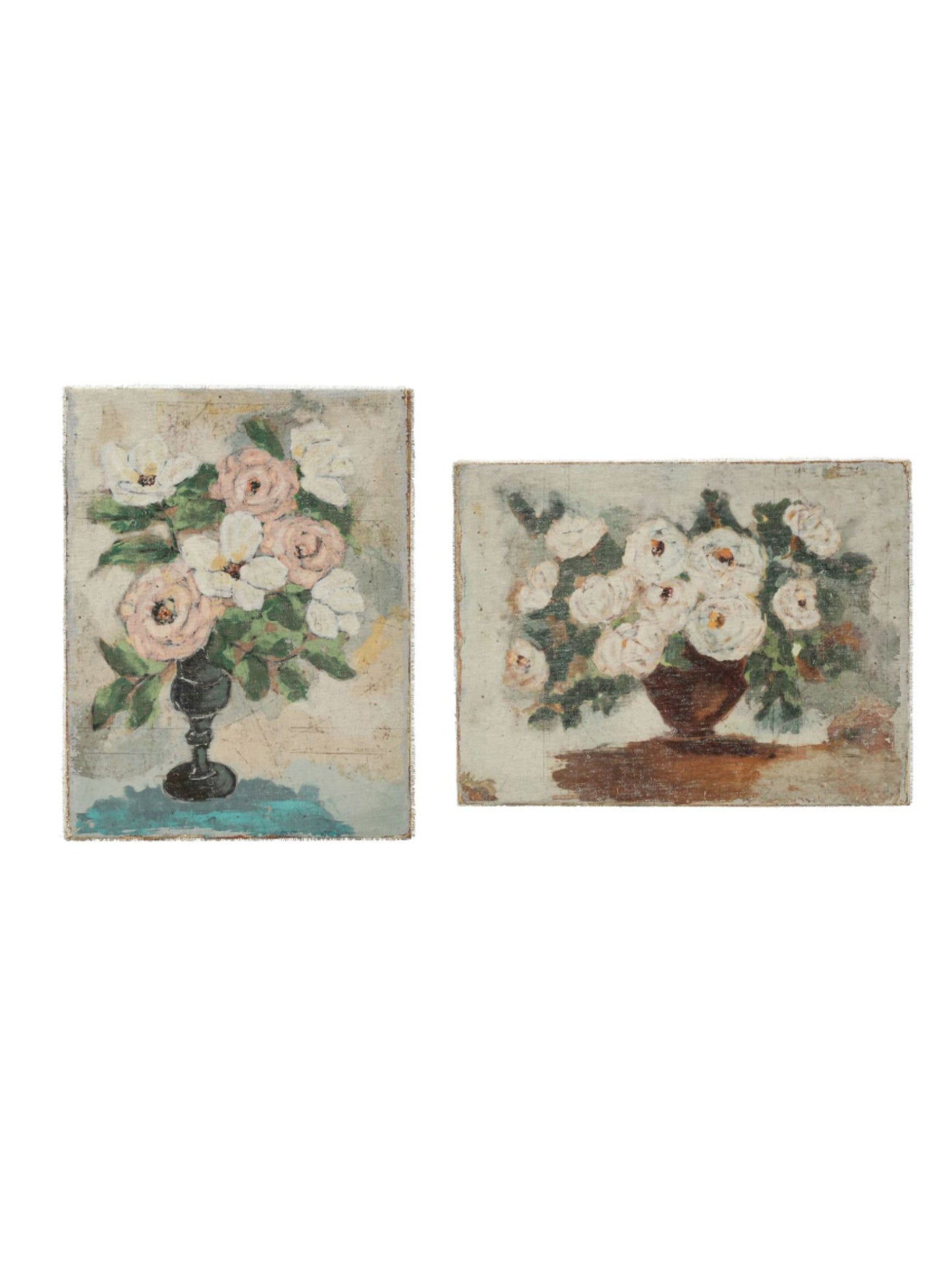 Canvas Wall Décor w/ Flowers in Vase