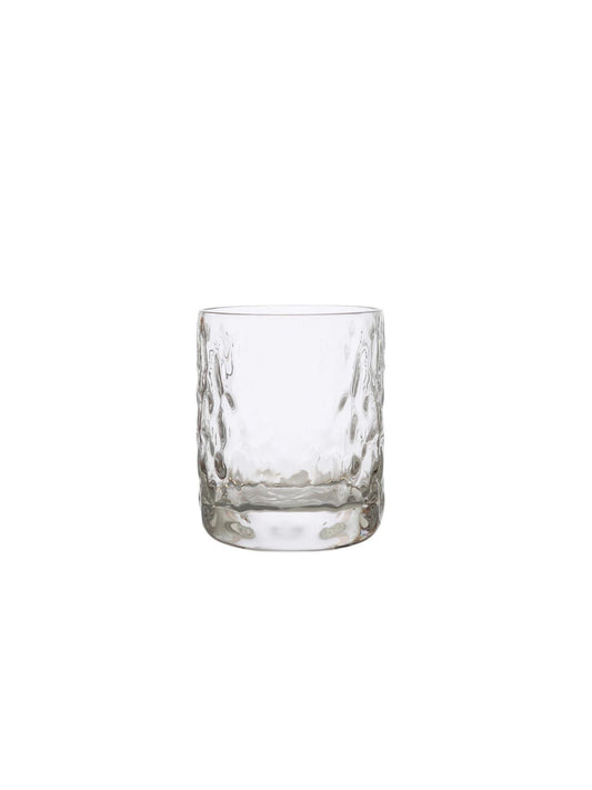 Round x 3-1/2"H 8 oz. Hammered Drinking Glass