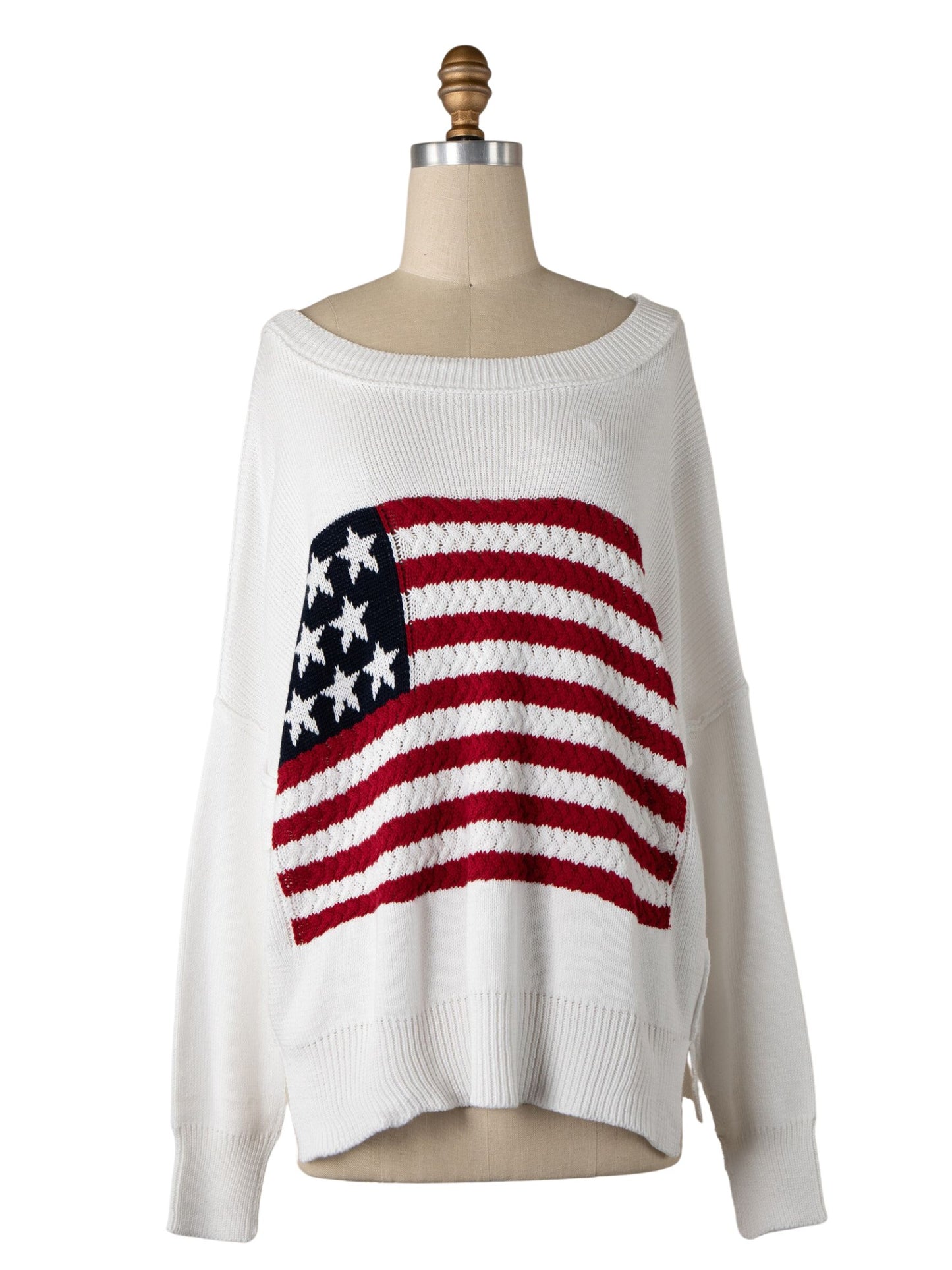 American Flag Sweater