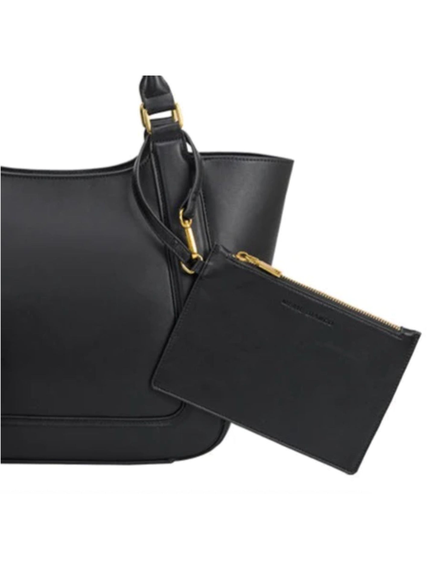 Michelle Black Recycled Vegan Tote Bag
