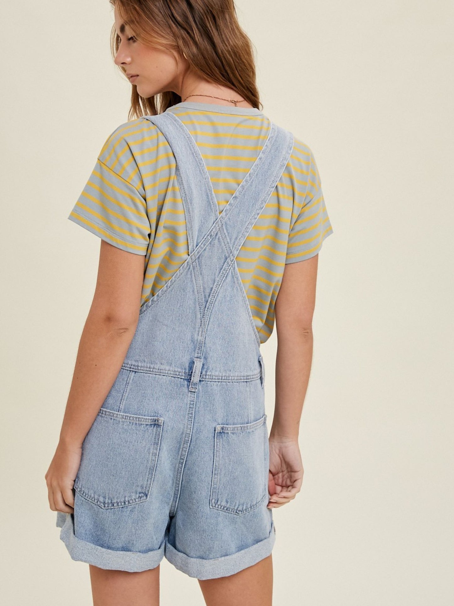 Cate Denim Shortalls