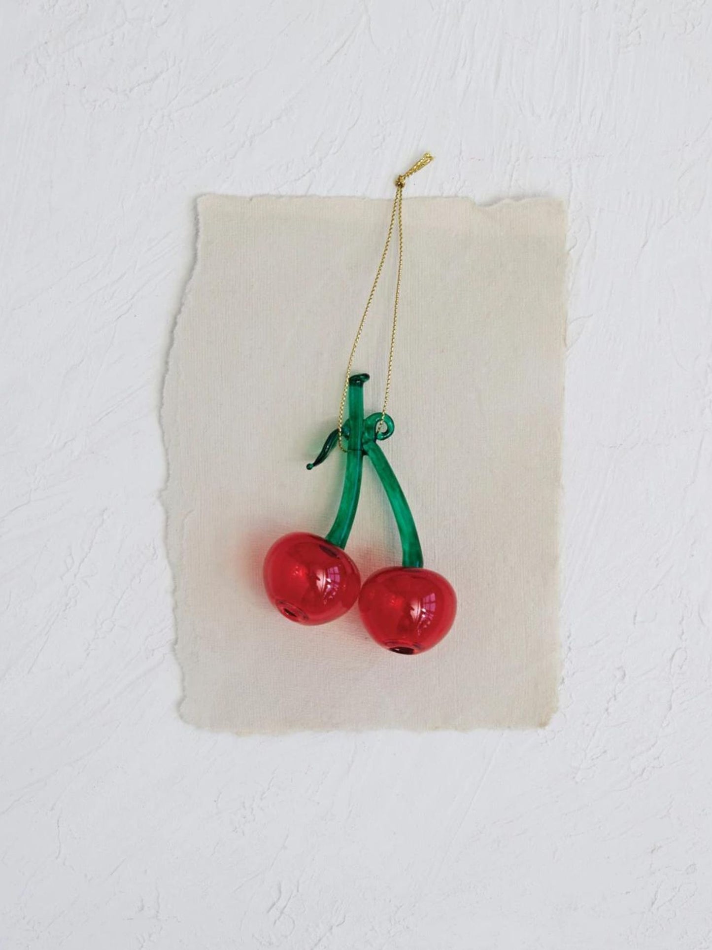 Glass Cherries Ornament