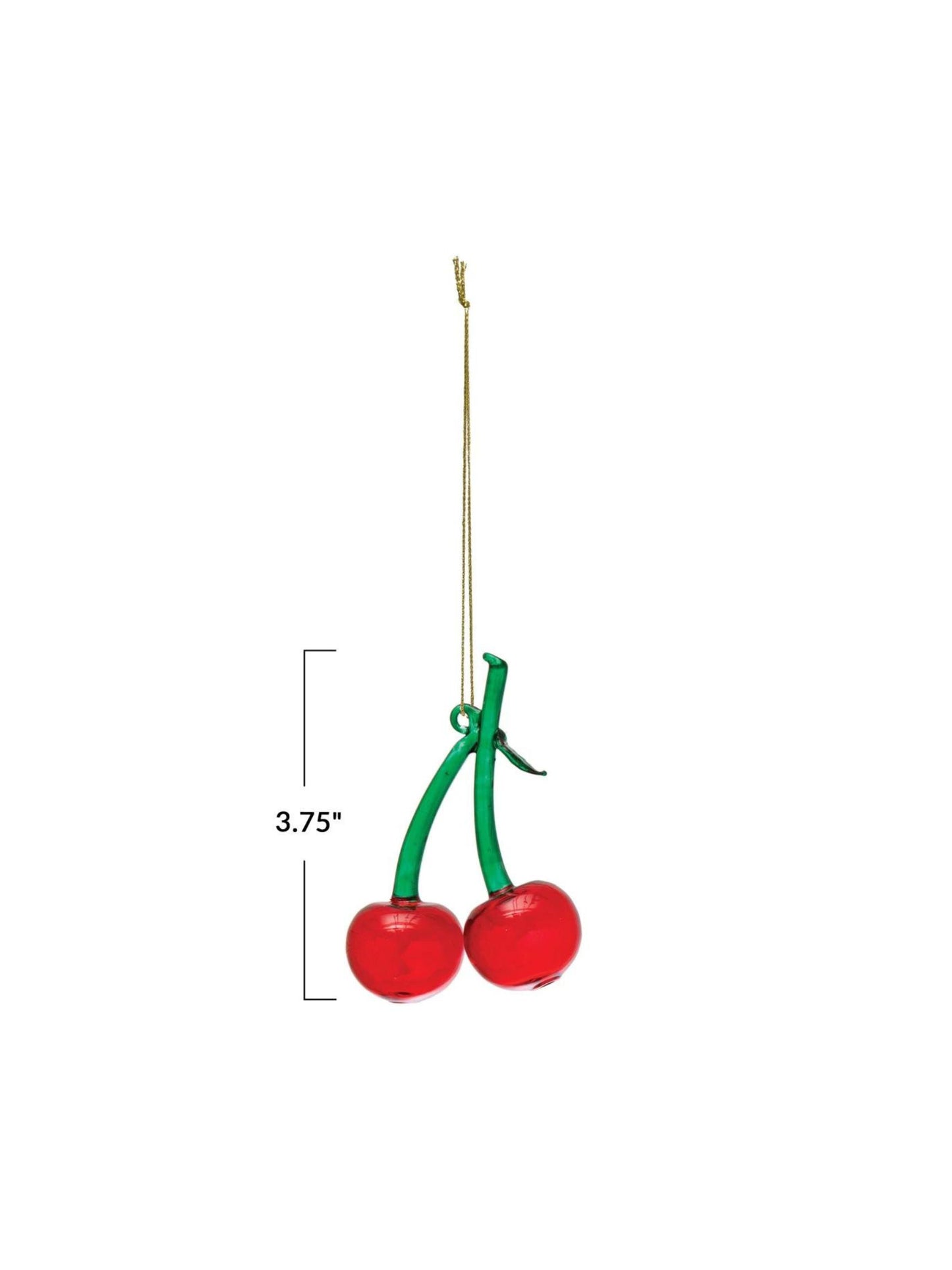 Glass Cherries Ornament