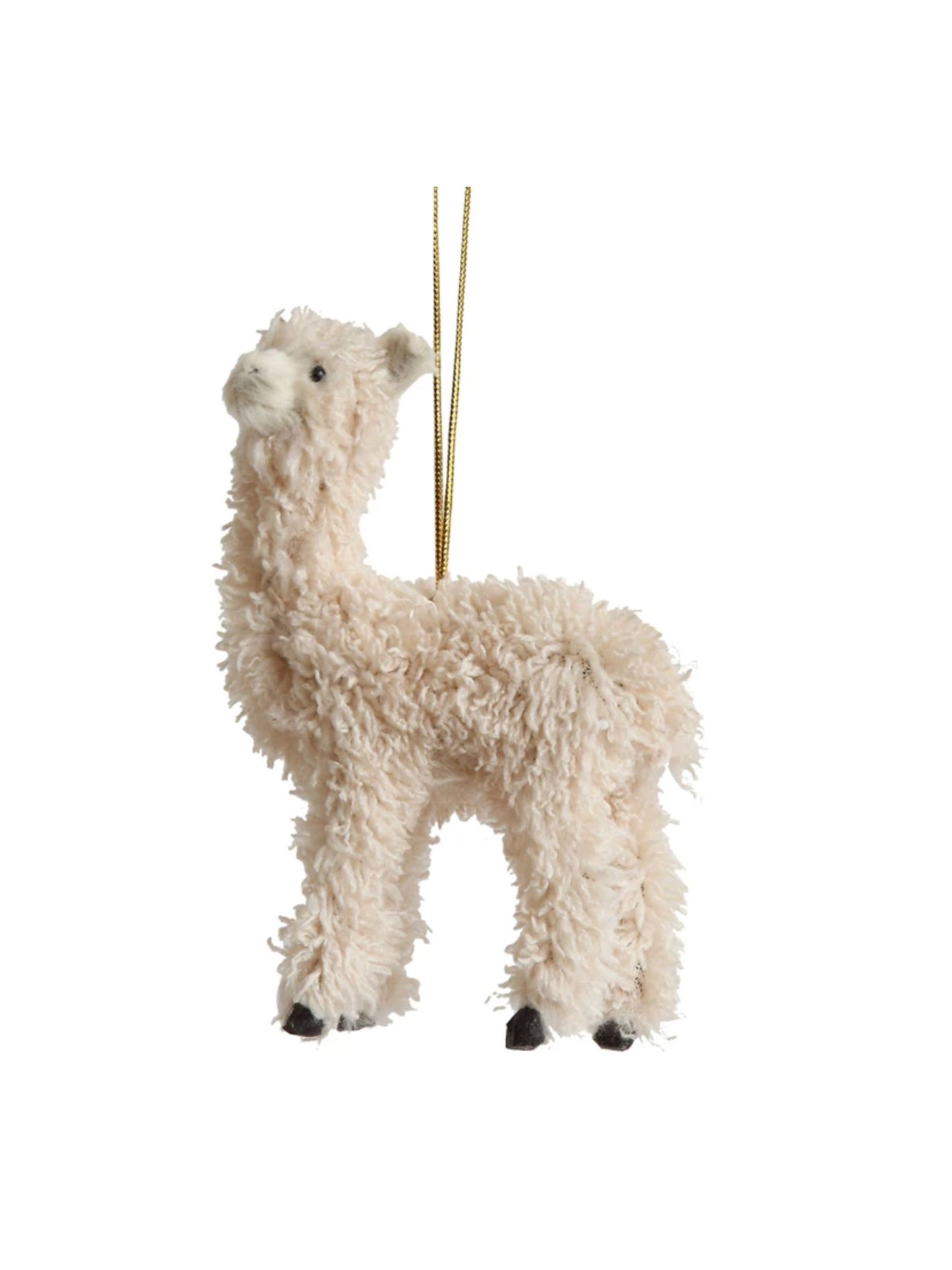 Furry Llama Ornament