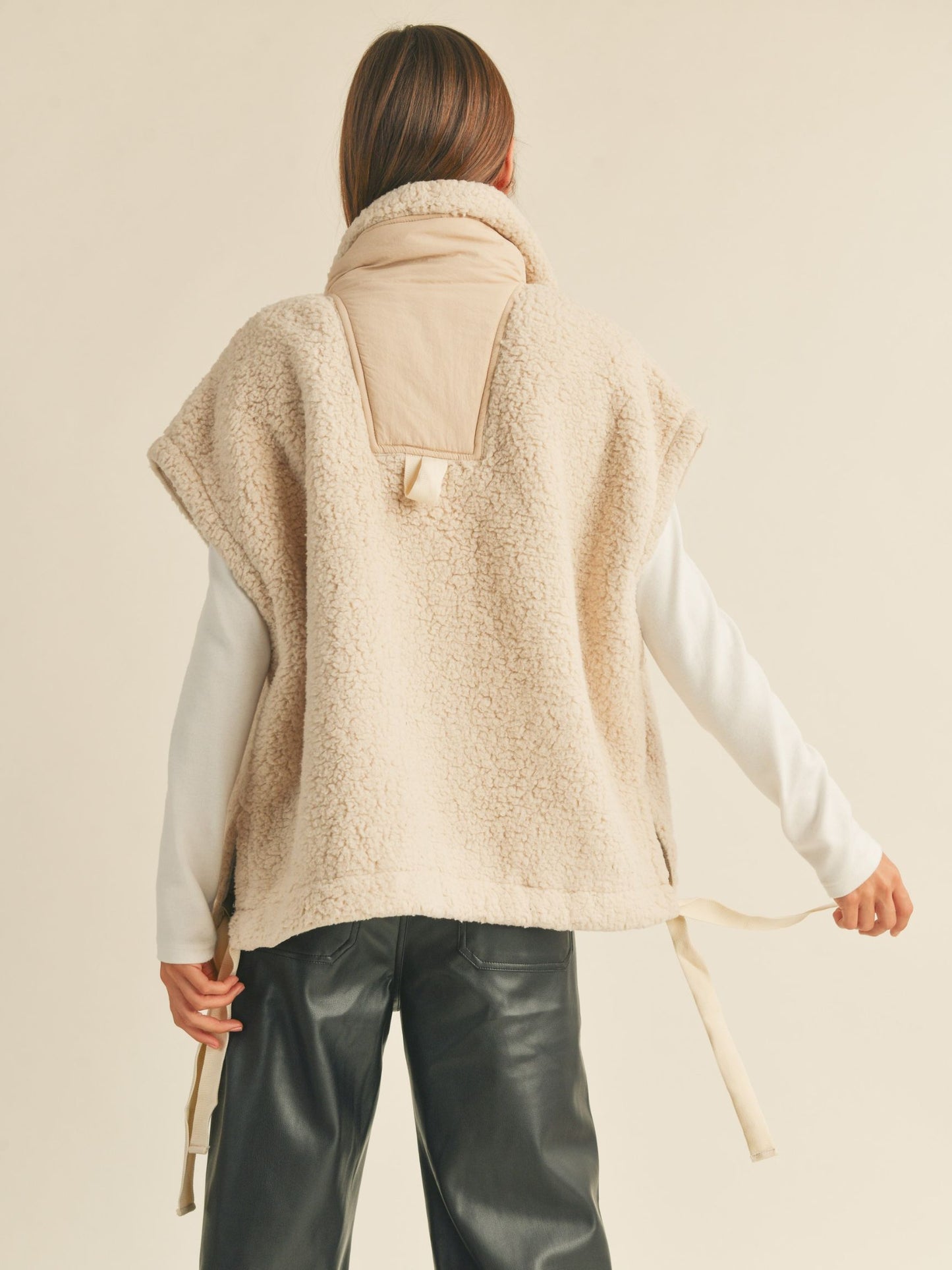 Teddy Utility Vest Jacket