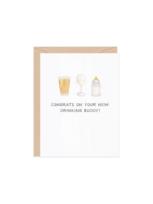 New Drinking Buddy Card