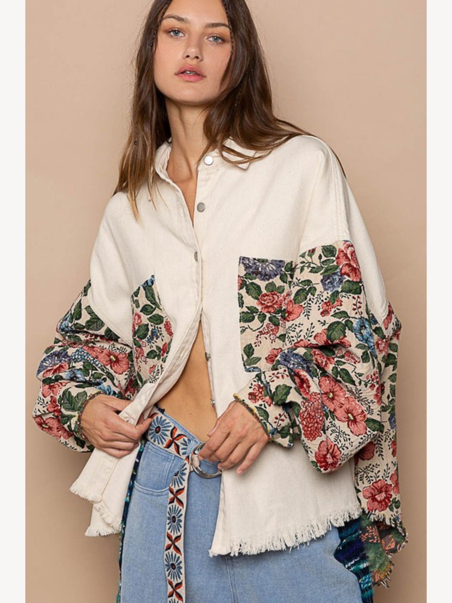 Evangeline Jacquard Shacket