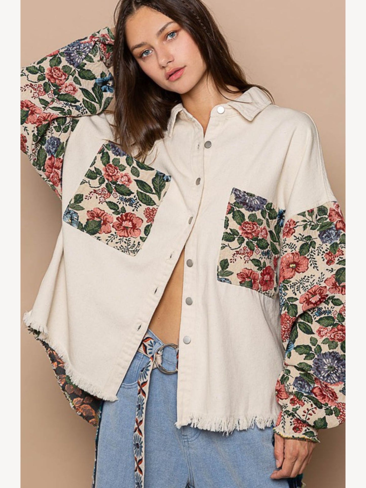 Evangeline Jacquard Shacket