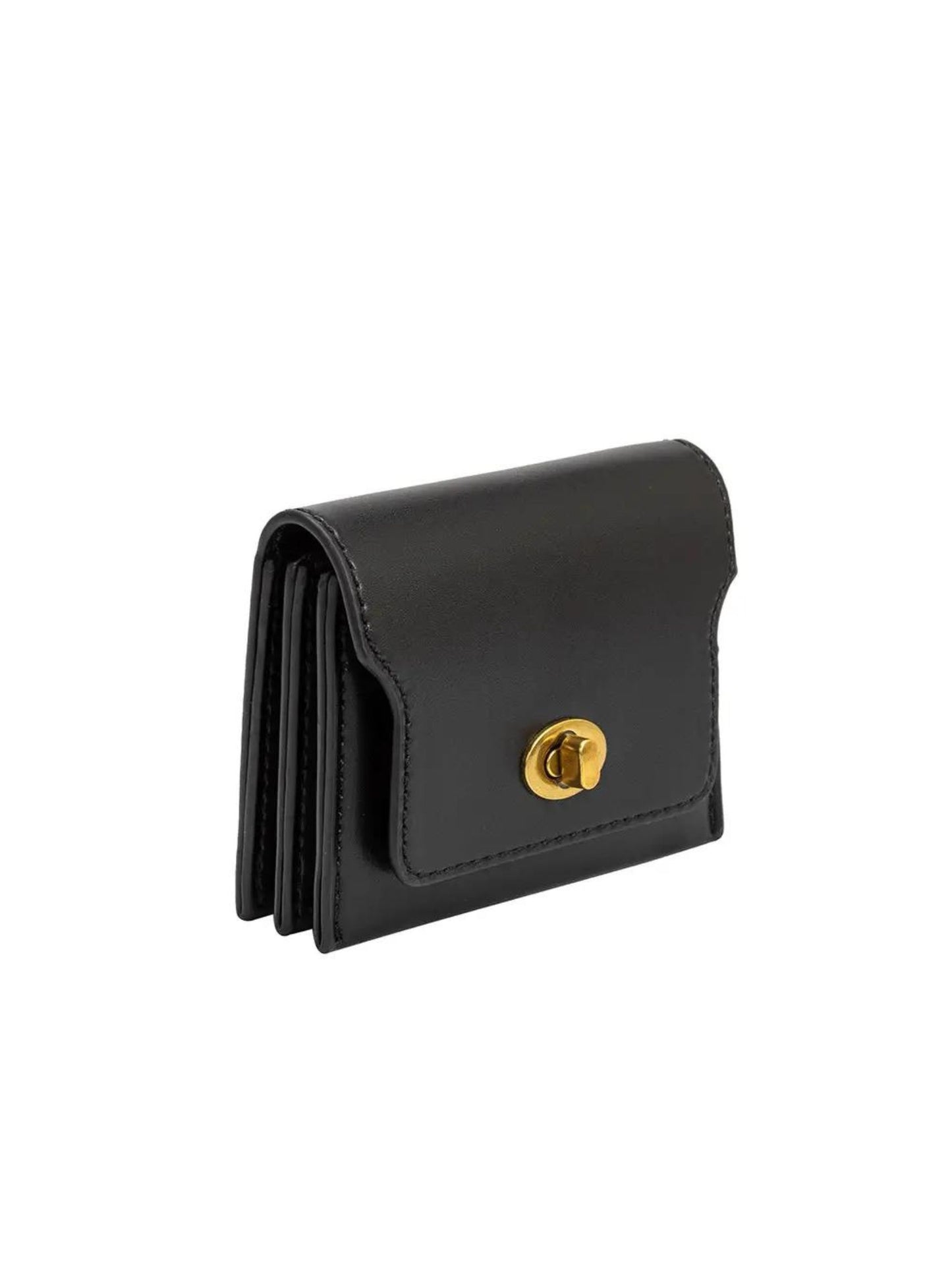 Tara Vegan Card Case Wallet - Black