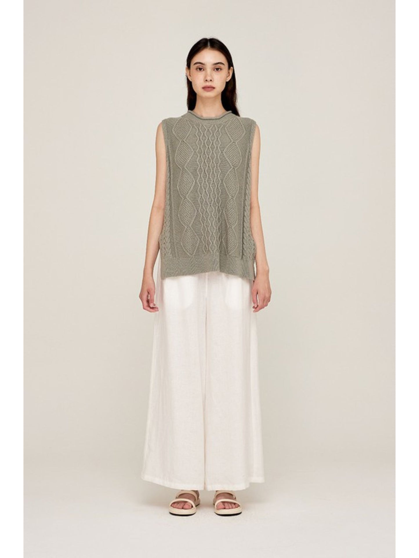 La Jolla Cable Knit Sweater Vest