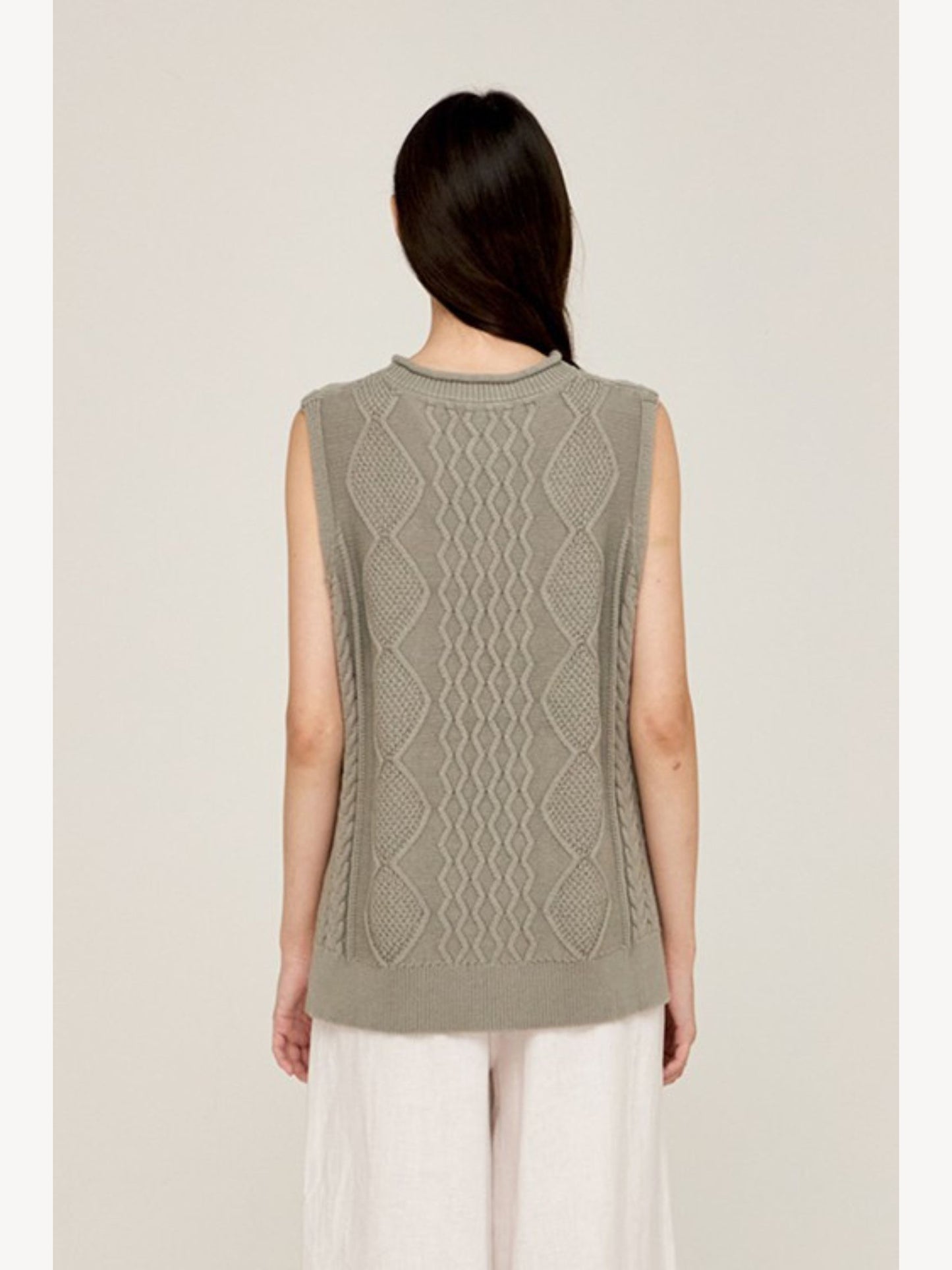 La Jolla Cable Knit Sweater Vest