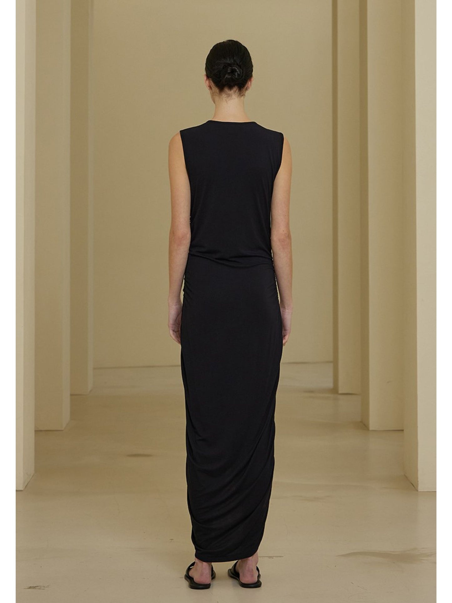 Soft Jersey Cinched Dress