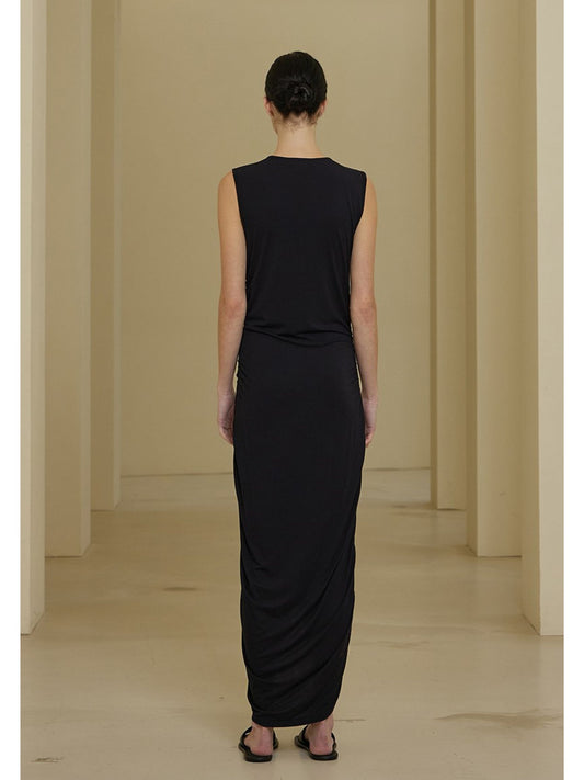 Soft Jersey Cinched Dress