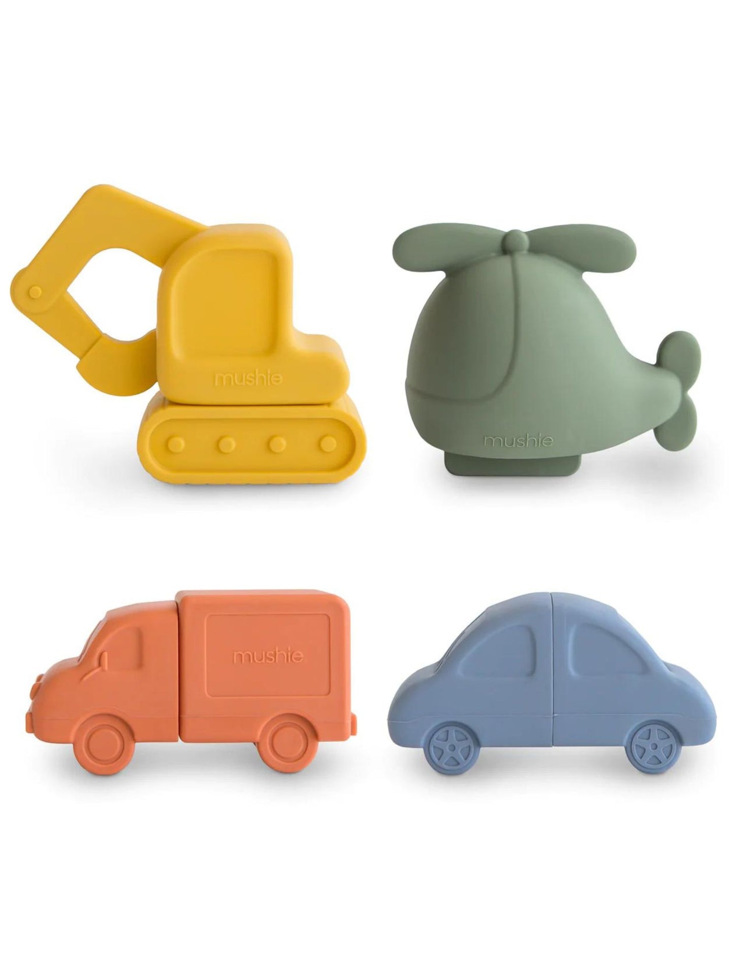Vehicles Mold Free Bath Play Set - 4 Pack