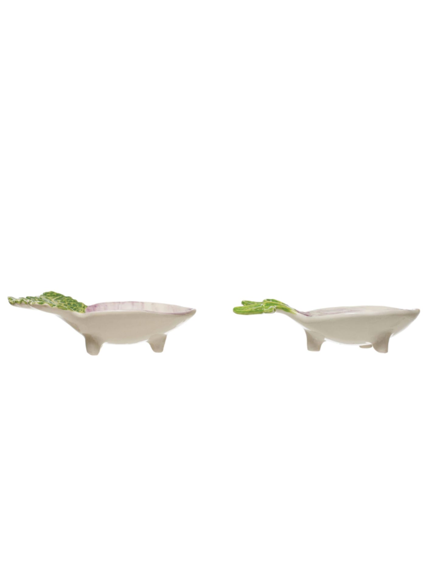 Hand-Painted Stoneware Dish