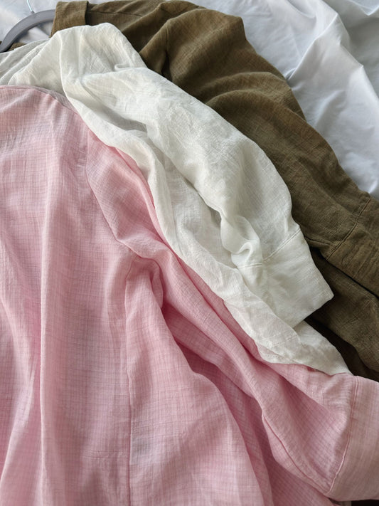 Malibu Gauze Top - Pink
