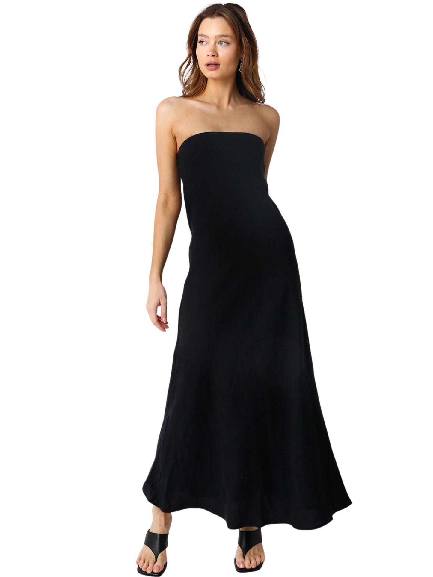 Ella Linen Maxi Dress