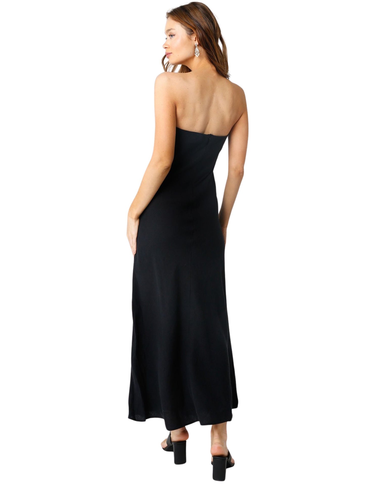 Ella Linen Maxi Dress