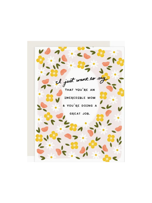 Incredible Mom Card