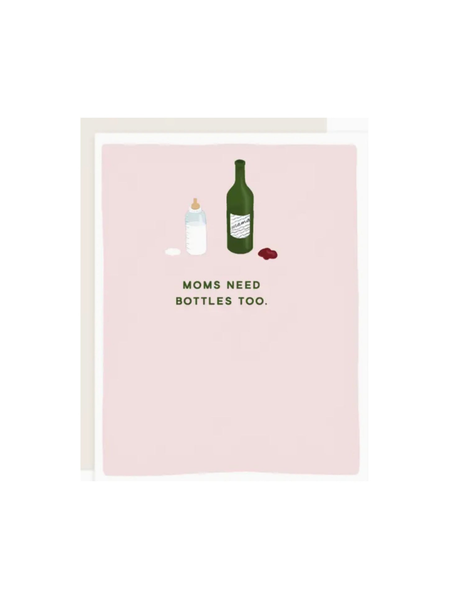 Mom Bottles Card