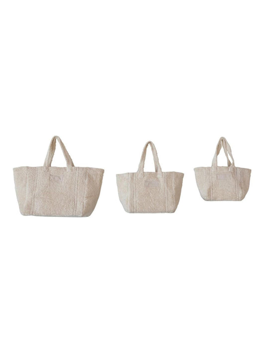 Cotton Terry Tote Bags w/ Handles