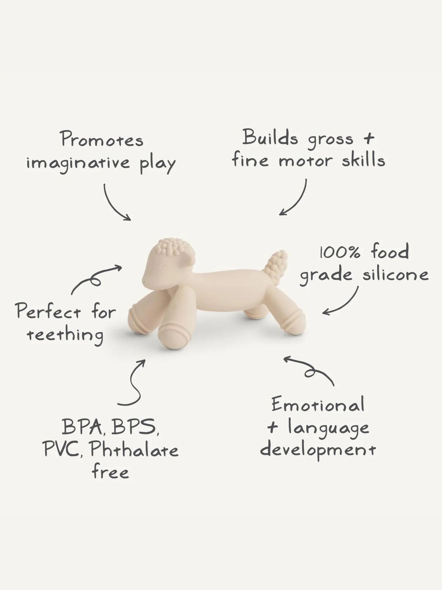 Lamb Figurine Teether