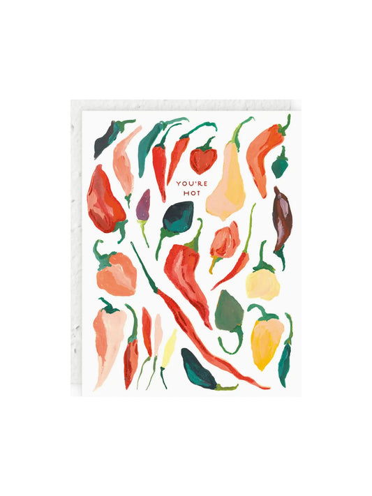 Hot Peppers Card