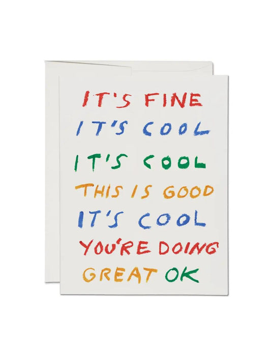 This Is Good Encouragement Card