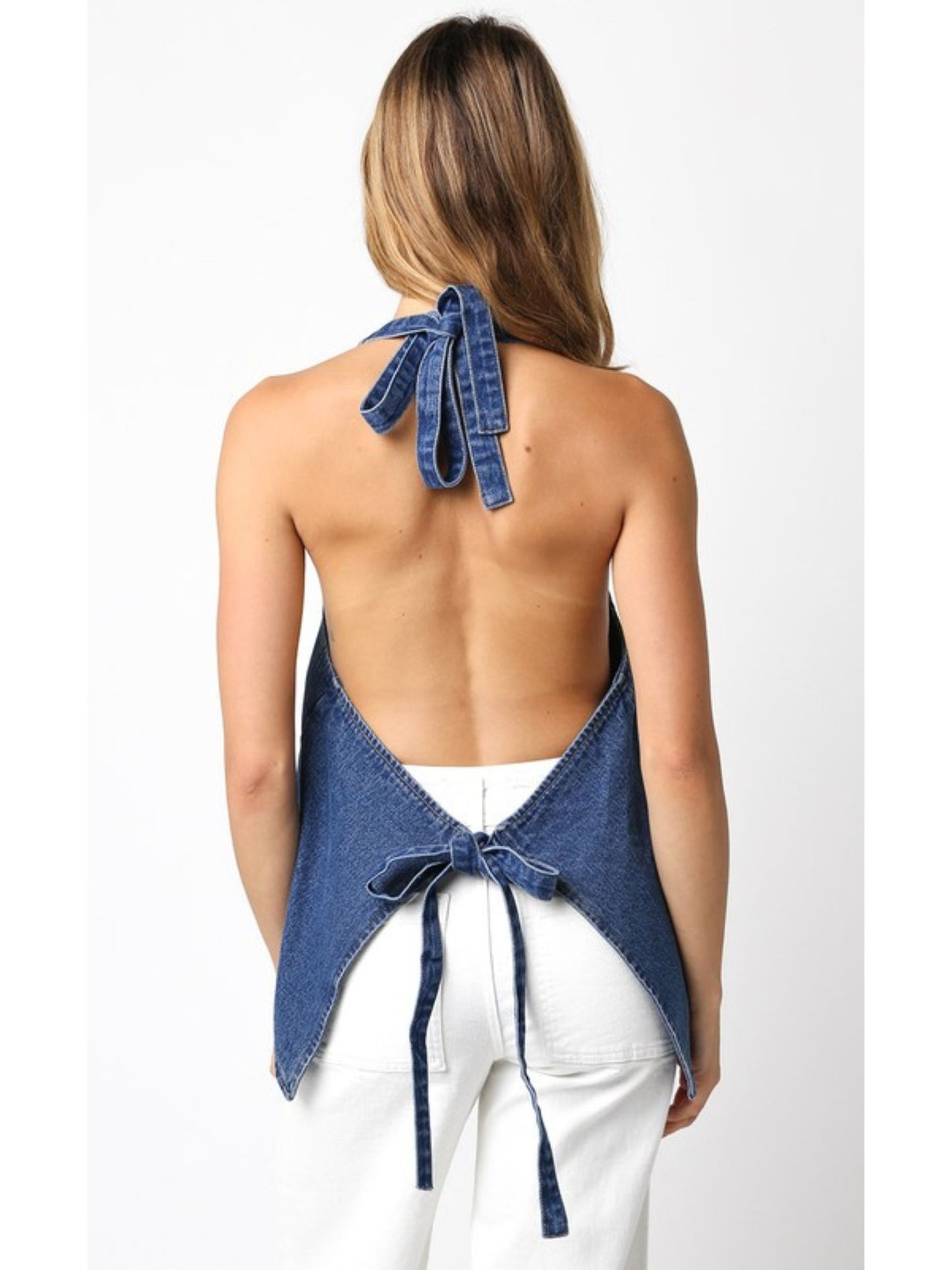 Maxine Denim Top