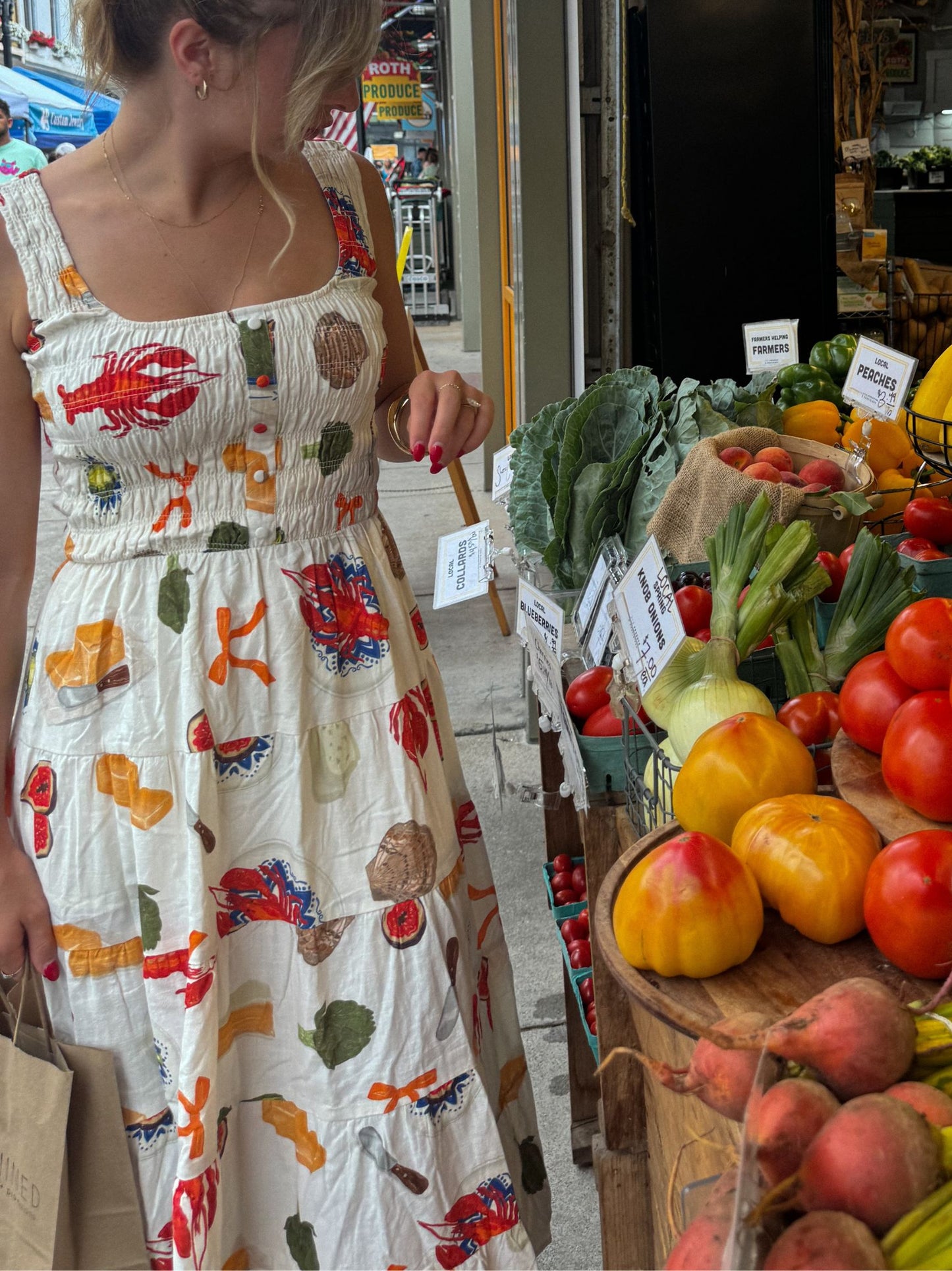 Bon Appetit Smocked Dress